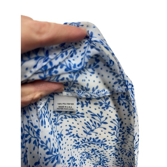 MISA Los Angeles Sacha Top in Blue Petals - Picture 7 of 7